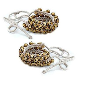 UAPAN MetalCraft Ghungroo White Cotton String 25+25(2.2 Cm)