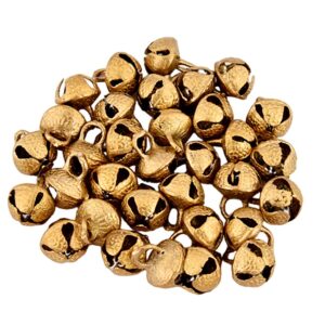 UAPAN Brass Ghungroo Ankle Bells loose beads (100 Nos_2.2 cm) I Perfect for Indian Classical dance forms